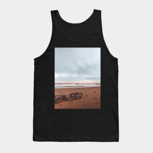 Stranded Lobster Trap on a New Brunswick Beach V1 Tank Top